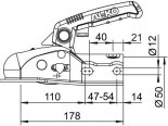 Zaczep-kulowy-AL-KO-AK270 rysunek